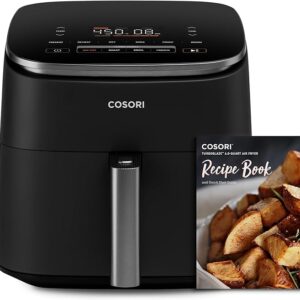 COSORI AIR FRYER TURBOBLAZE 6QT | 9-IN-1 AIRFRYER, 5 SPEEDS DRY, ROAST, PROOF | 15-MINS IN-APP RECIPES