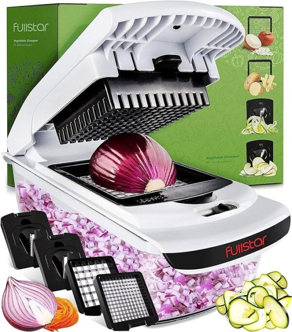 FULL STAR VEGETABLE CHOPPER | SPIRALIZER VEGETABLE SLICER | ONION CHOPPER