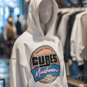 CUBES CO “MUSHROOMS” LOGO HOODIE